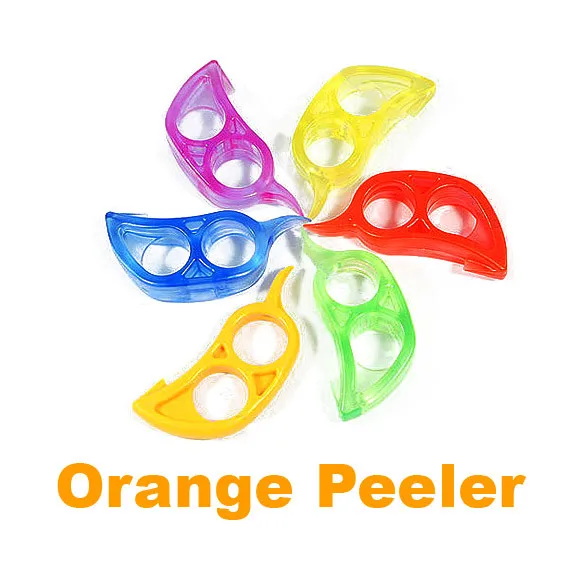 1PC Kitchen Tools Plastic Orange Peelers Zesters Lemon Slicer Grapefruit Fruit Stripper Opener Citrus Knife At Random | Дом и сад