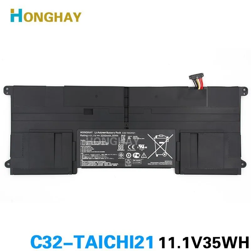 HONGHAY Новый аккумулятор для ноутбука ASUS ультрабук TAICHI21 TAICHI 21 C32 11 1 В|Аккумуляторы