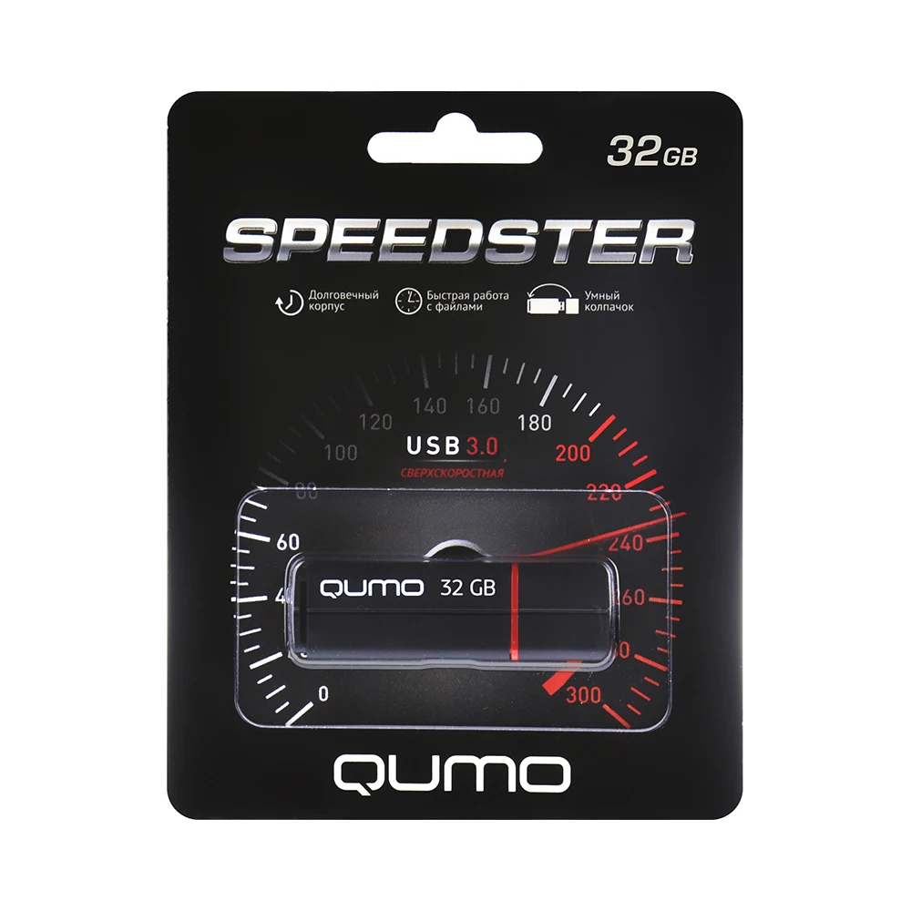 USB накопитель QUMO 19658 32GB 3.0 | Компьютеры и офис