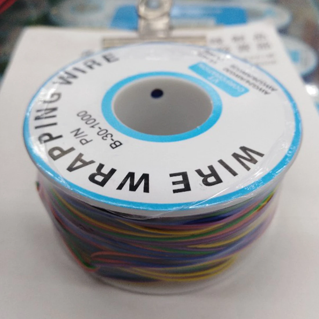 30AWG 0 5 мм ППМ Летающий Перемычка провод ОК линия обмотки пин обертка Гибкая