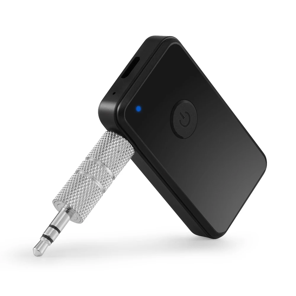 Powstro Универсальный Bluetooth 4 2 аудио приемник 3 5 мм адаптер перезаряжаемый Hands free