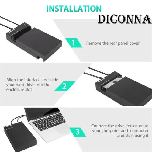 Офисные жесткий диск чехол USB 3 0 внешнего жесткого диска SATA с крышкой|Док-станции