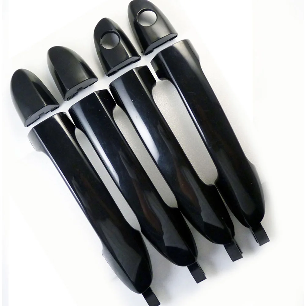 4 шт. черная наружная левая передняя Наружная дверная ручка для KIA SPECTRA/CERATO 2005 2009