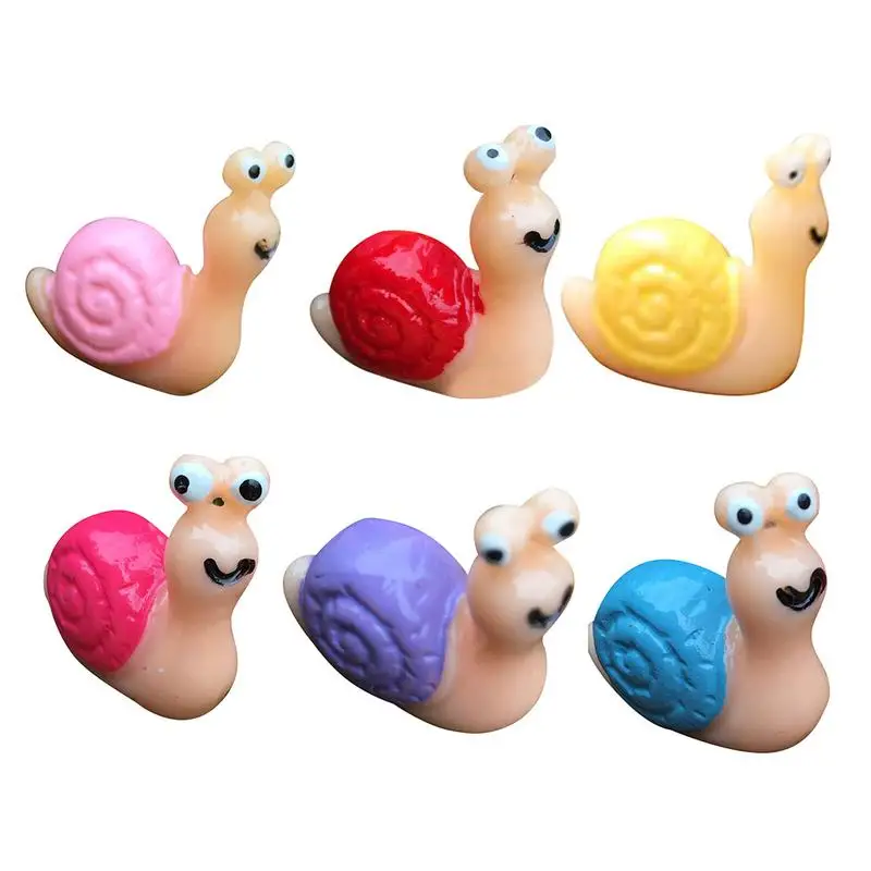 Мини Смола Маленький Животное украшение Улитка мох креативный микроландшафт