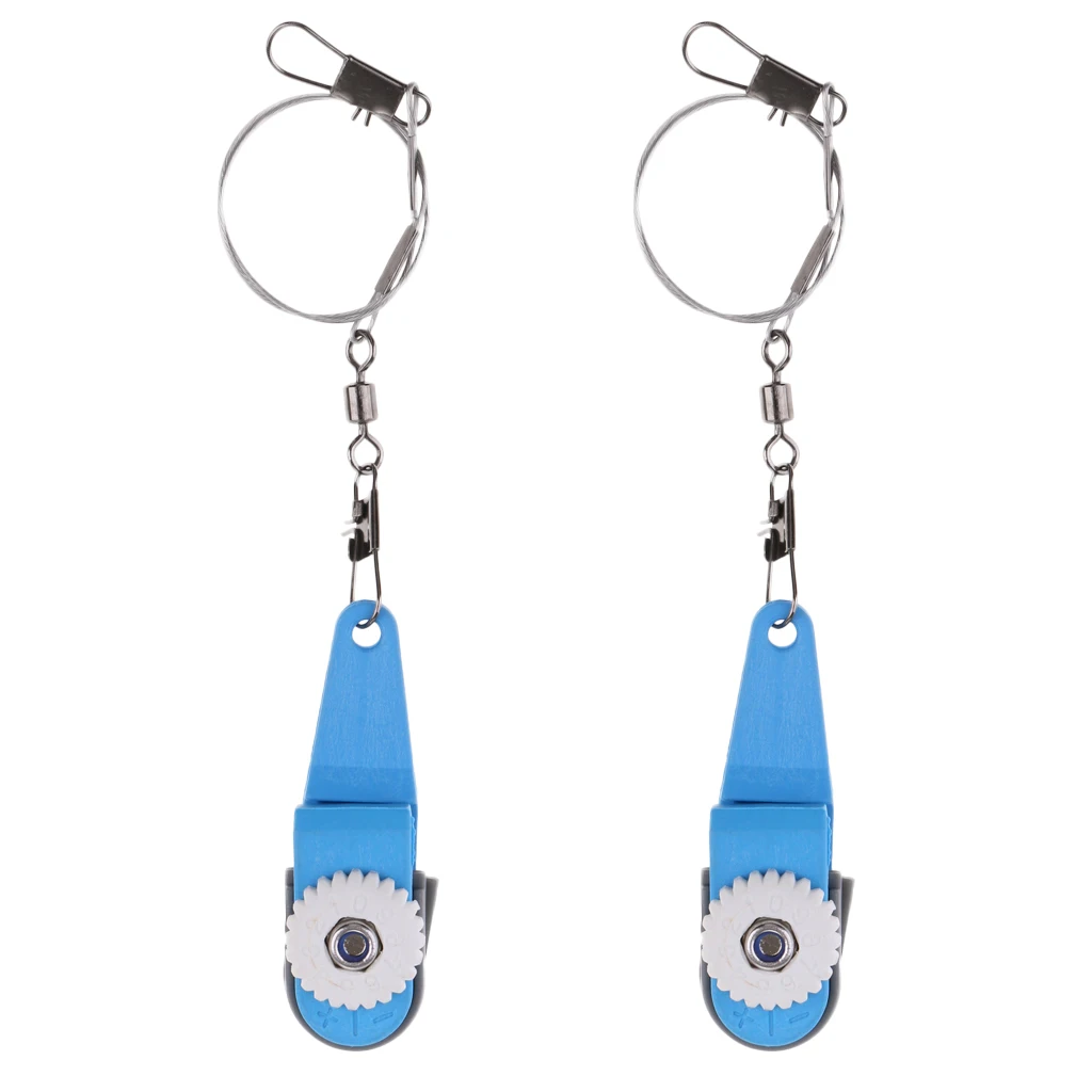 

2pcs Adjustable Tension Downrigger Outrigger Trolling Release Clips J002