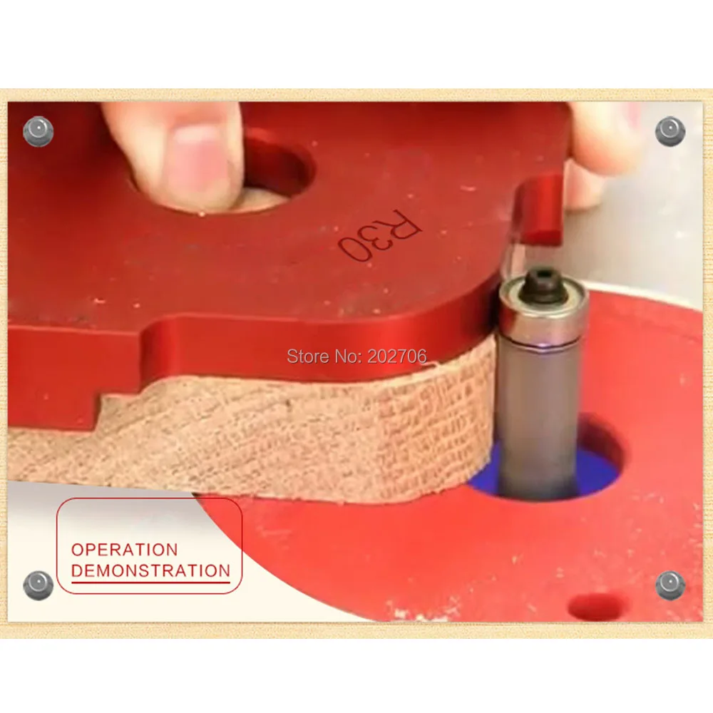 T10 T25 радиус Быстрый джиг маршрутизатор Таблица бит R5 R10 R15 R20 R30 R35 R40 угловой