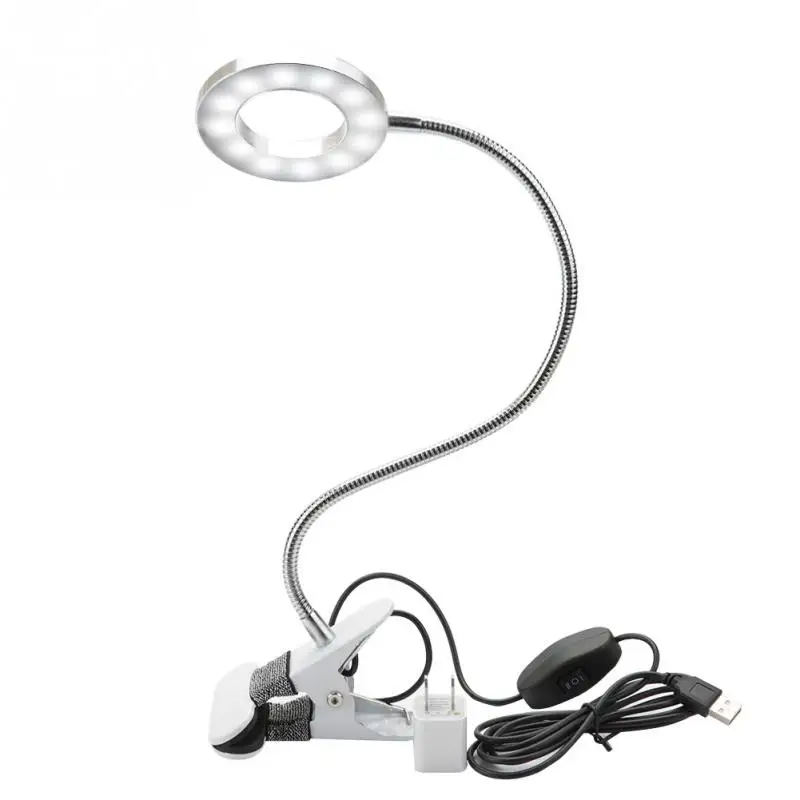 USB Circle LED нал арт макияж для бровей губ тату аксессуары чтения настольные