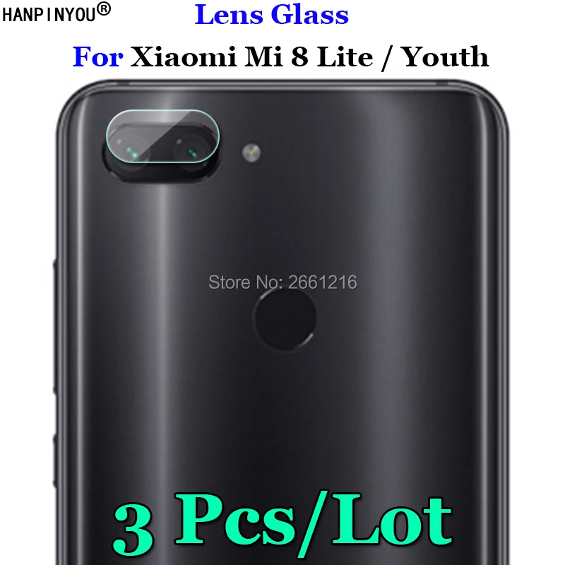 3 шт./лот для Xiaomi Mi 8 Lite/Youth 6 26 &quotУльтра прозрачное мягкое закаленное стекло задней