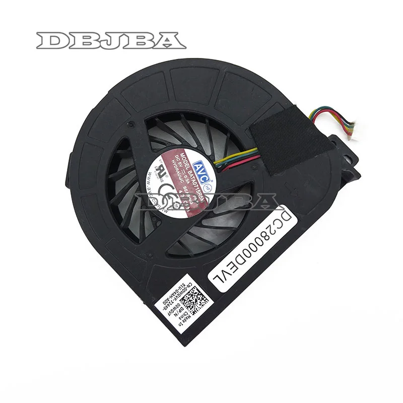 Вентилятор процессора для DELL Precision M4800 BATA0715R5M PN01 DC28000DEVL 00WGVF охлаждающий вентилятор