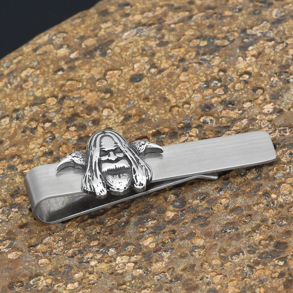 Оригинальный зажим для галстука из нержавеющей стали wirh raven amulet rune с подарочным