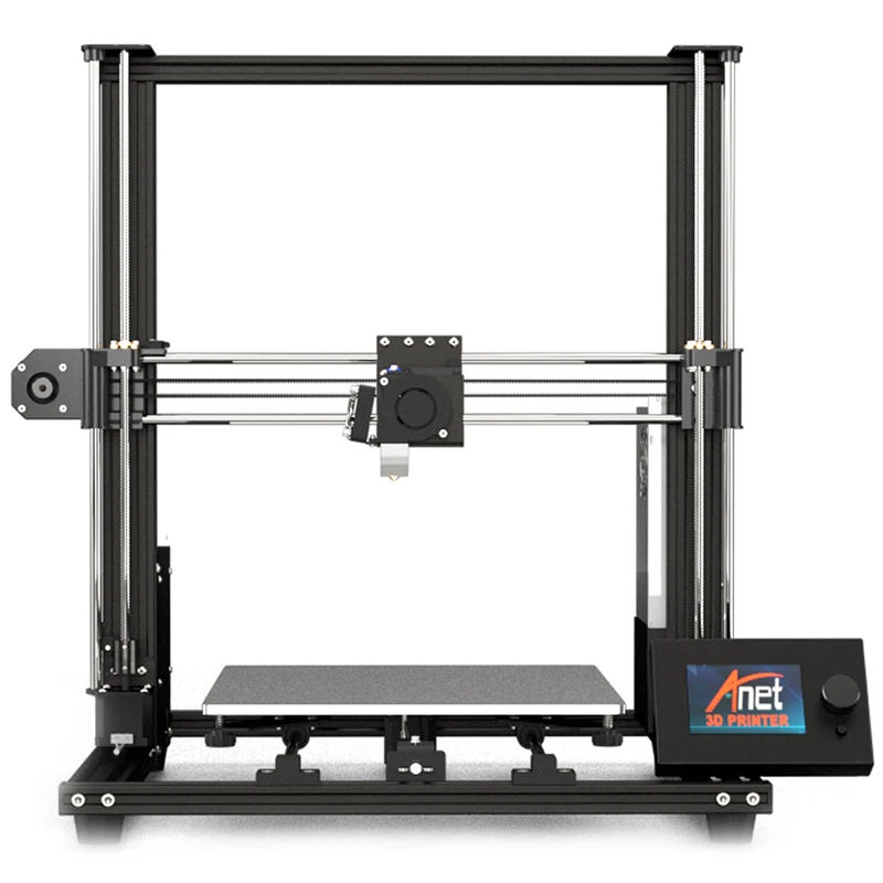 Anet A8 Plus 3d принтер с алюминиевой рамкой обновленный 300*300*350 мм DIY 3D печать