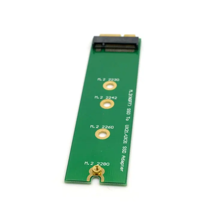 

CY PCI-E 2 Lane M.2 NGFF 30mm 42mm SSD to EP121 UX21 UX31 ADATA XM11 SSD Add on Cards PCBA