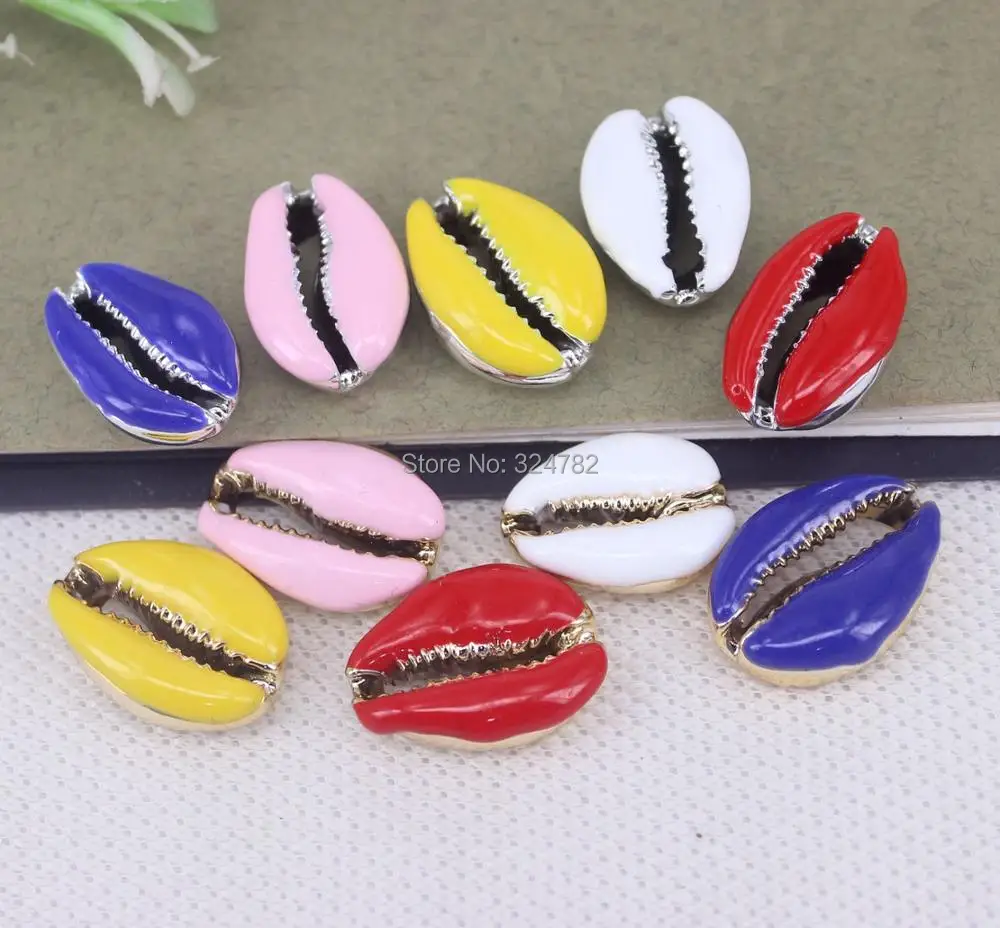20 шт. модные Металлические Бриллианты из эмали для изготовления браслетов
