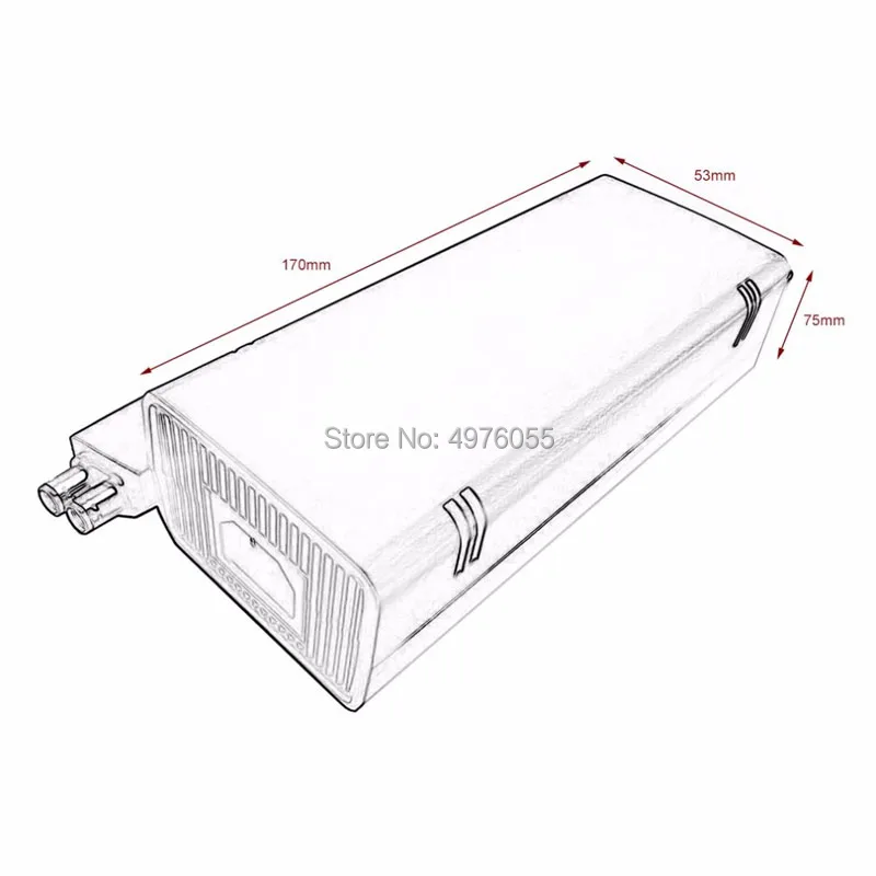 AC 100 240 В адаптер питания зарядное устройство EU/US/UK Штекер кабель для Xbox 360 Slim