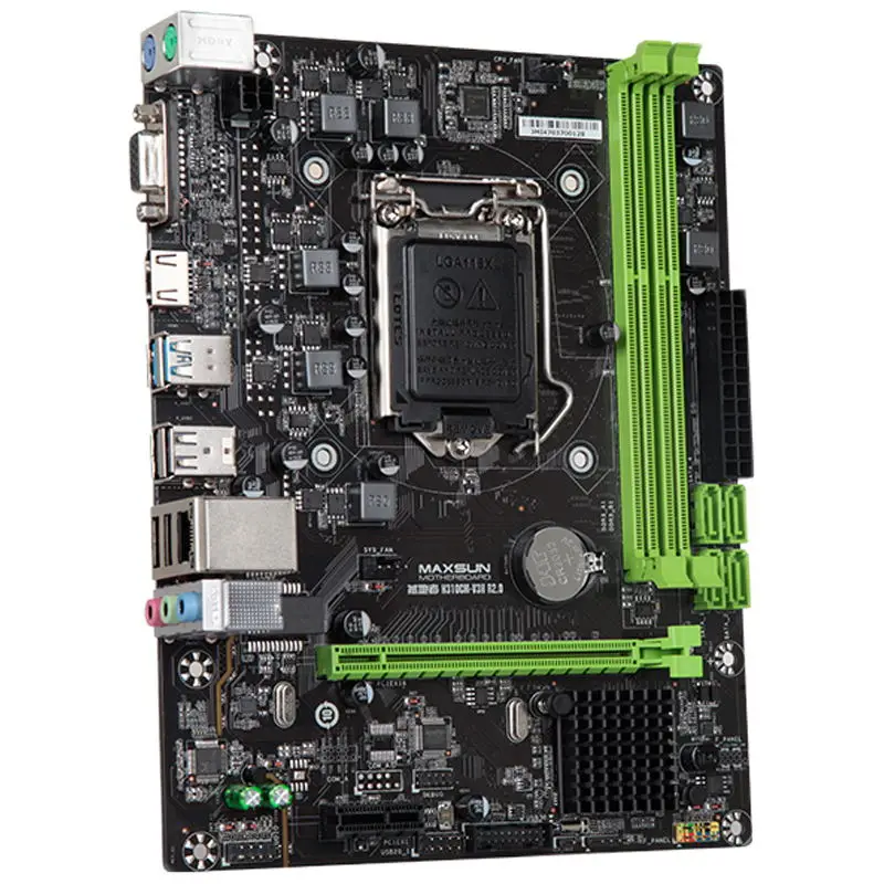 MAXSUN MS Earthshaker h310cm v3h R2.0 Intel материнская плата mATX + SATA3.0 USB3.0 двухканальная