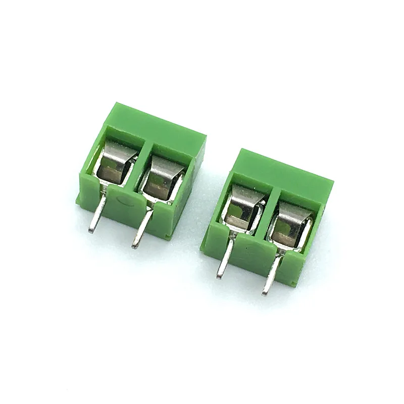 20 шт./лот винт KF301 3P 2Pin 5 мм прямой штифт Клеммная колодка PCB синий и зеленый |