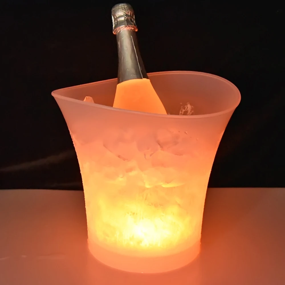 

Ice Bucket LED Light Lamp Automatic Color Changing Battery Powered Lamp IP65 Water Resistance for Party Bar Club Theme