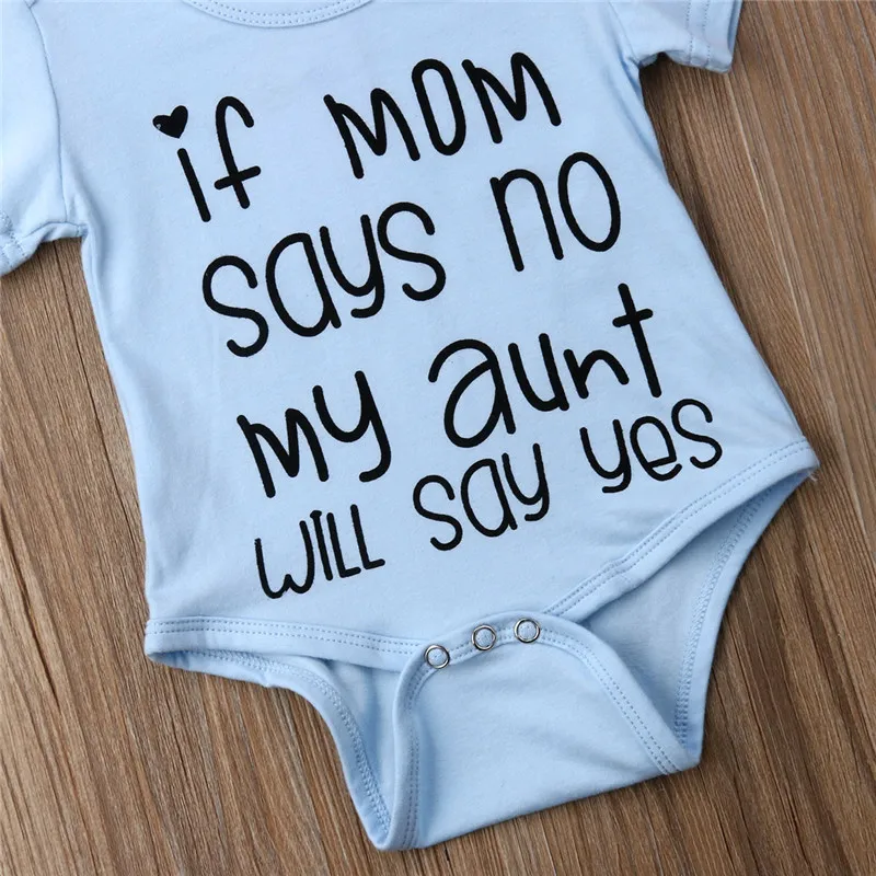 PUDCOCO Newest USA 2019 Infant Newborn Baby Boy Girl Bodysuit Cotton Letter Clothes Summer Kids Outfit Jumpsuit Playsuit 0-24M | Детская