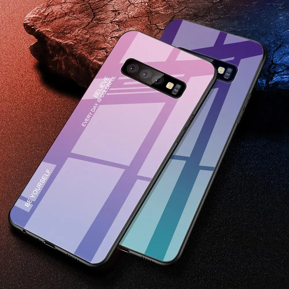 KISSCASE двойной Цвет чехол для samsung S10E S8 плюс A6 J8 S9 S10 A8 NOTE 8 примечание 9 Galaxy J4 |