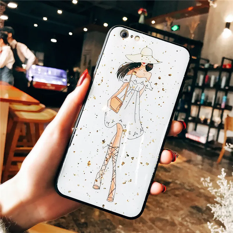 Lovebay для iPhone X XS MAX XR чехол на корпус телефона красивые девушки 7 8 6 S Plus прозрачные