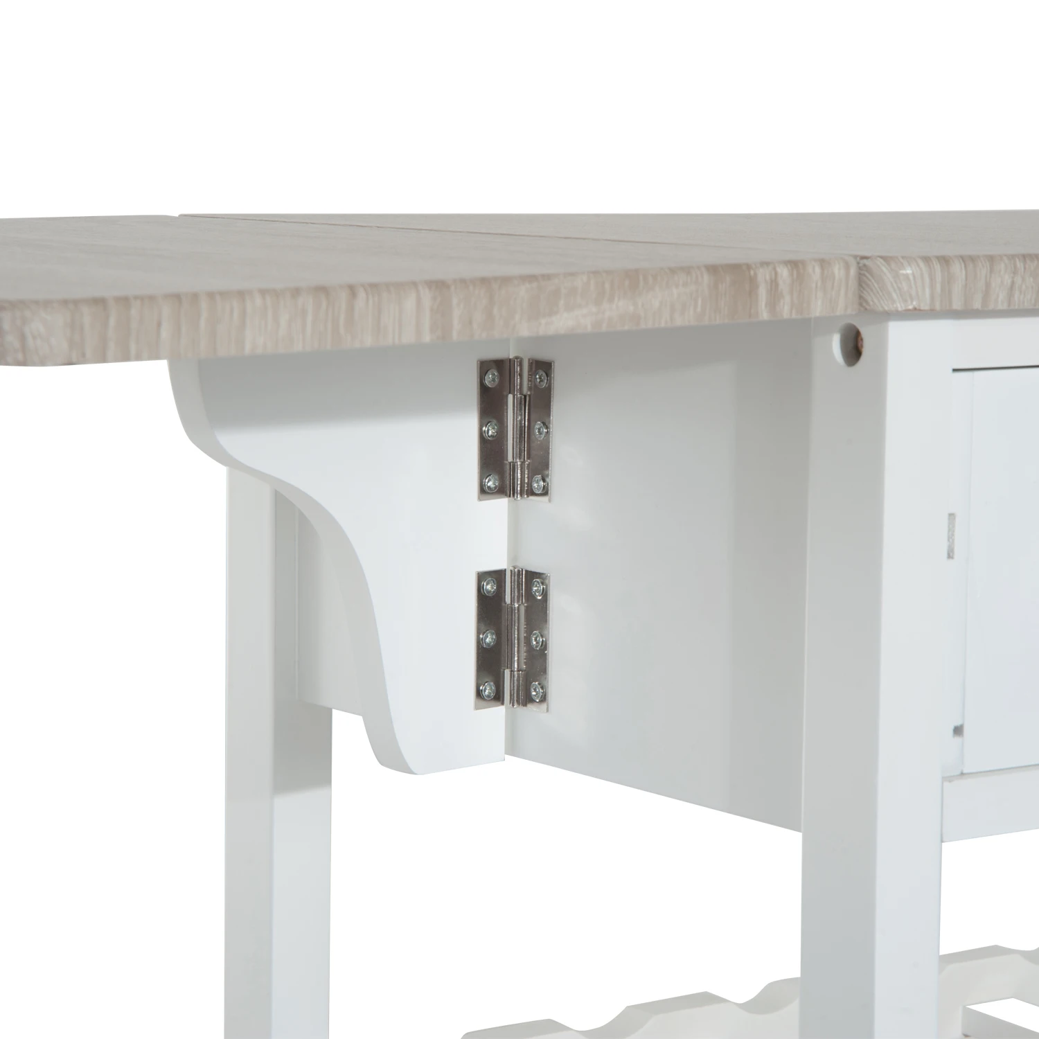 HOMCOM Carro de Cocina Carrito Servir Auxiliar с Botellero расширяемым Cestas Extraible 70x40x|Кухонные острова и