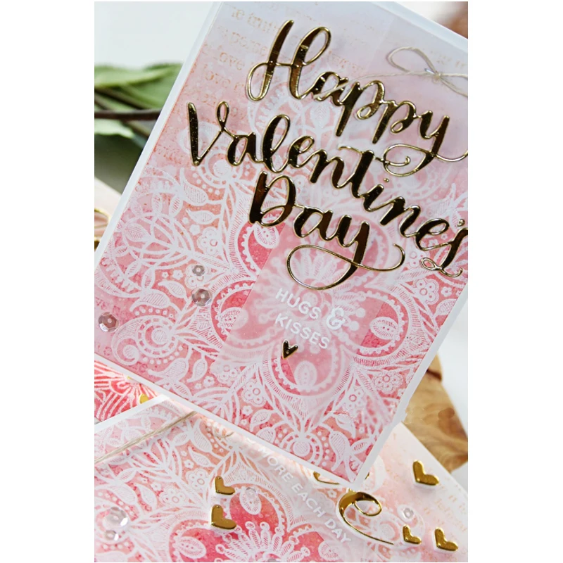 2019 Happy Valentine Day металлические режущие штампы порезы новые трафареты для DIY