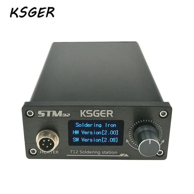KSGER 110 240 В V2.01 STM32 OLED T12 цифровая паяльная станция температурный