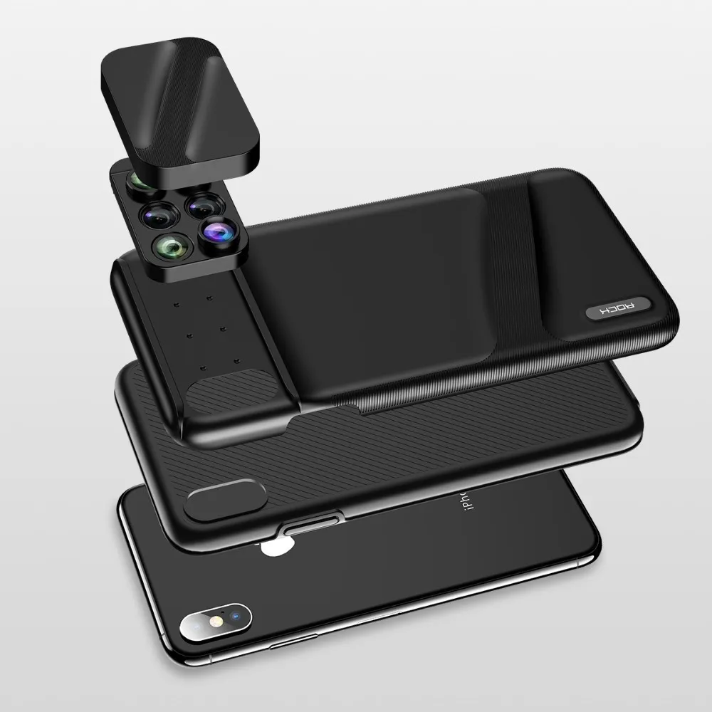 Чехлы с широкоугольным макро объектив &quotрыбий глаз&quot для iPhone Xs Max Coque Phone camera Fish