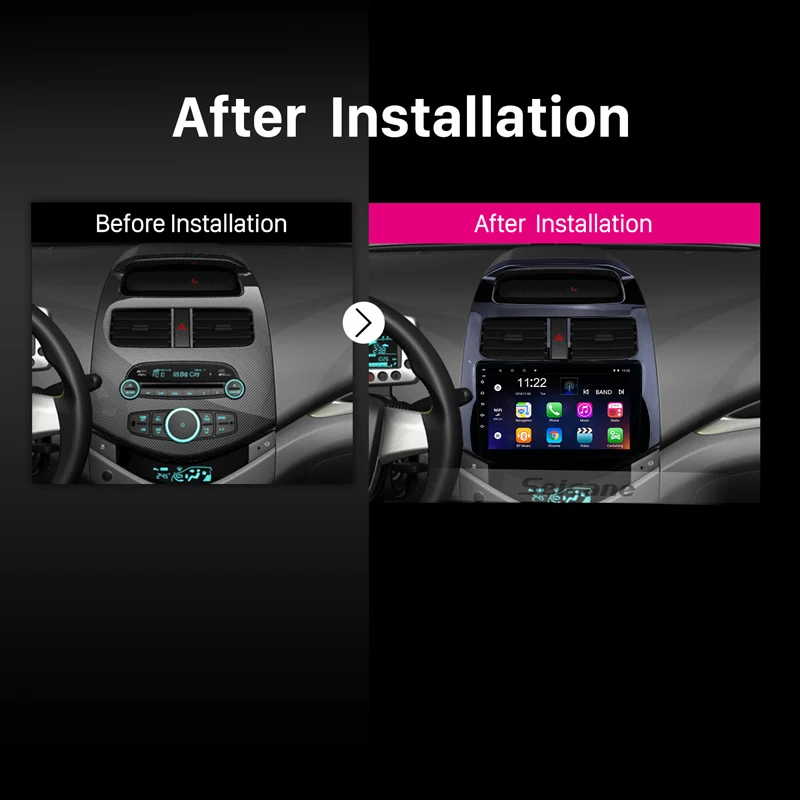 Seicane 9 &quotдля 2011 2014 Chevrolet DAEWOO радио GPS навигационная система Android 10 0 с сенсорным