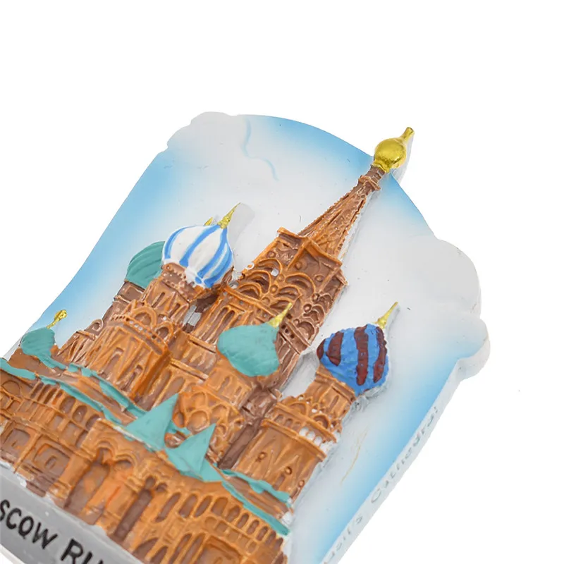 Moscow Fridge Magnets Resin Letter Famous View Refrigerator Collections Modern Home Kitchen Decoration Dropshipping | Дом и сад
