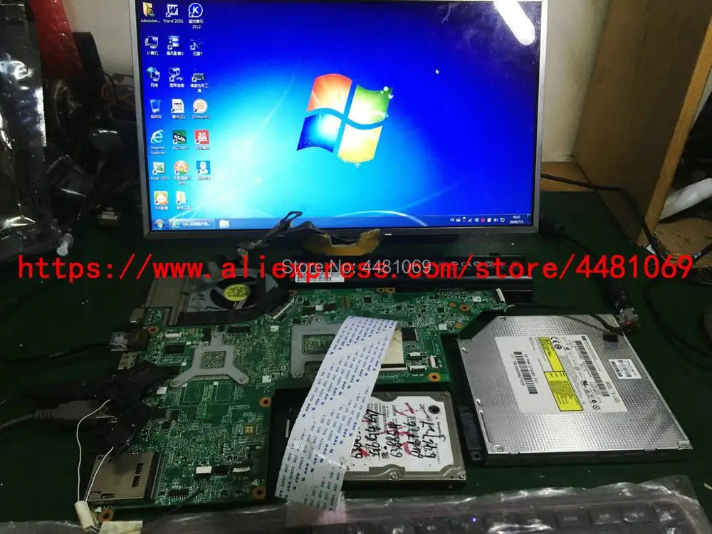 595133-001 для HP Pavilion DV6-3000 DV6Z-3000 ноутбук DA0LX8MB6D1 31LX8MB0020 материнская плата ноутбука HD5470M