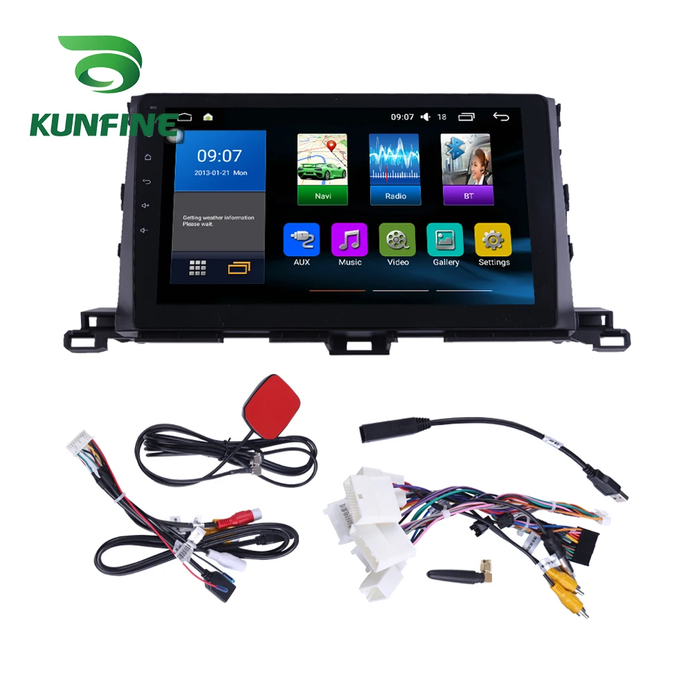 Восьмиядерный 1024*600 Android 8 1 автомобильный DVD GPS навигационный плеер Deckless стерео для