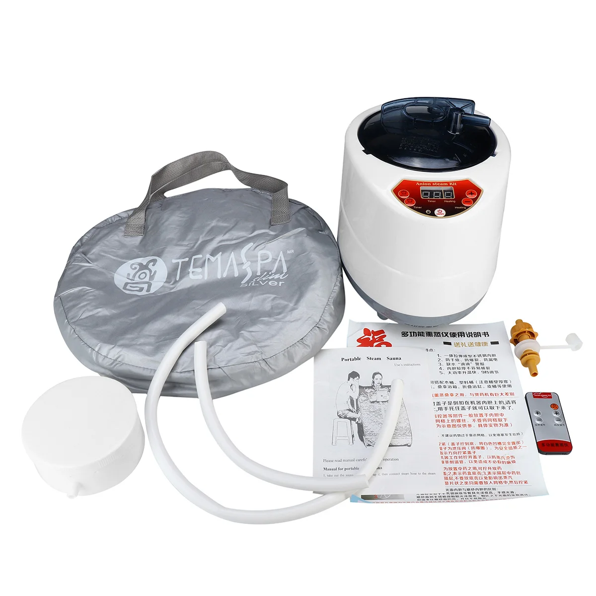 Портативная Домашняя складная палатка 2L 220 В 60 Гц 1000 Вт для паровой сауны