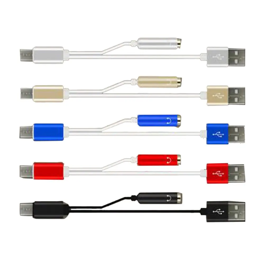 Type C USB до 3 5 мм аудио наушники кабель адаптер для зарядки 2 в 1 Тип Jack