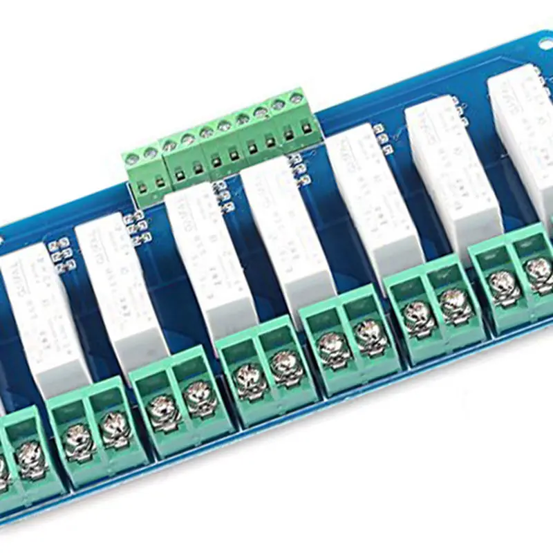 8 канальный Ssr 5A Dc 5 V 220 твердотельные реле малые мощные вход 3 ~ 5Vdc выход 220Vdc|Сетевые