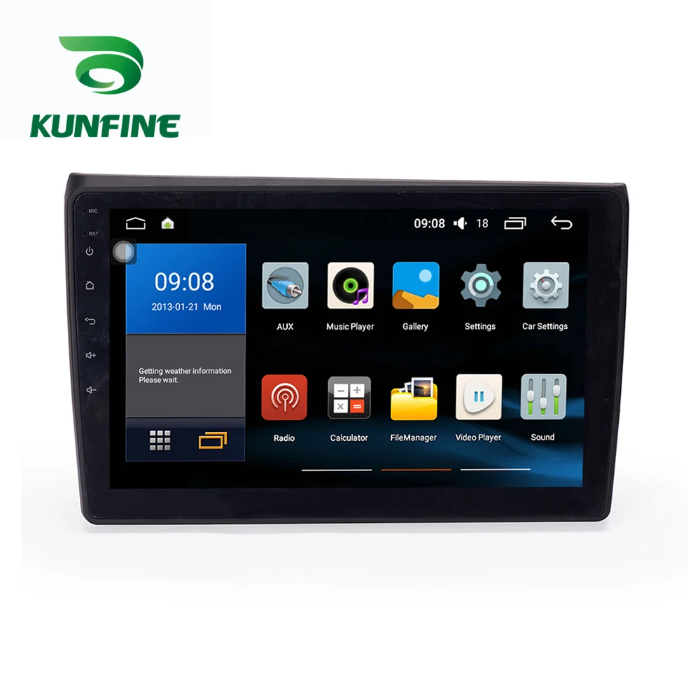 Восьмиядерный 1024*600 Android 8 1 автомобильный DVD GPS навигационный плеер Deckless стерео для