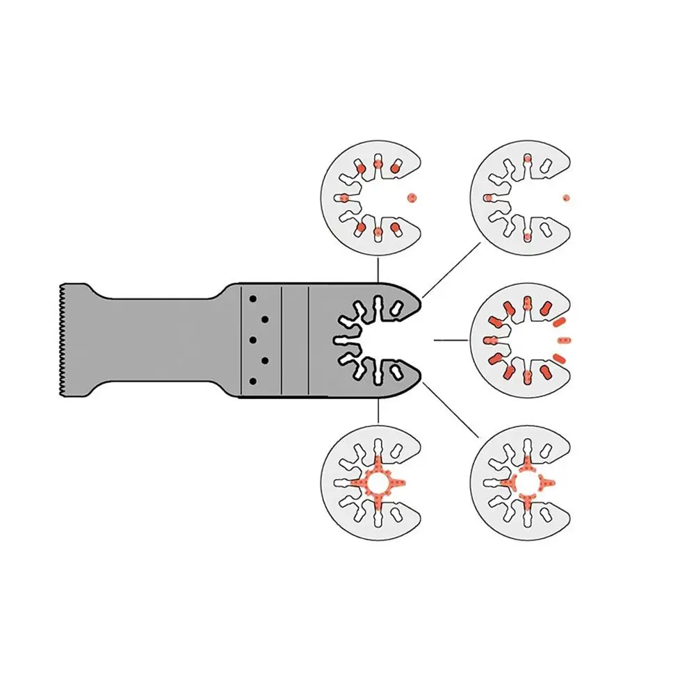 

20PCS Multi-tool Oscillating Saw Blades Set Woodworking Cutter Multi-Function Tool High Carbon Steel High Speed Saw Cutter
