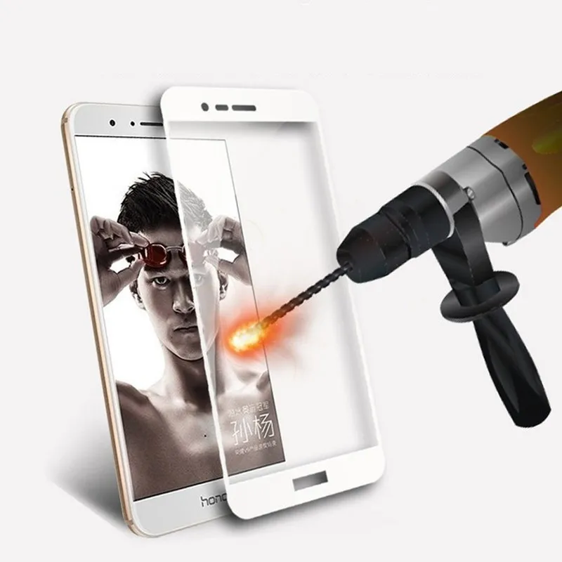 Полное покрытие из закаленного стекла для Huawei Honor V9 8 Pro DUK AL20 5 7 дюймов синий экран