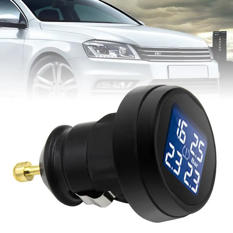 Датчик давления в шинах TS61 TPMS с ЖК экраном и 4 беспроводными датчиками|Датчик