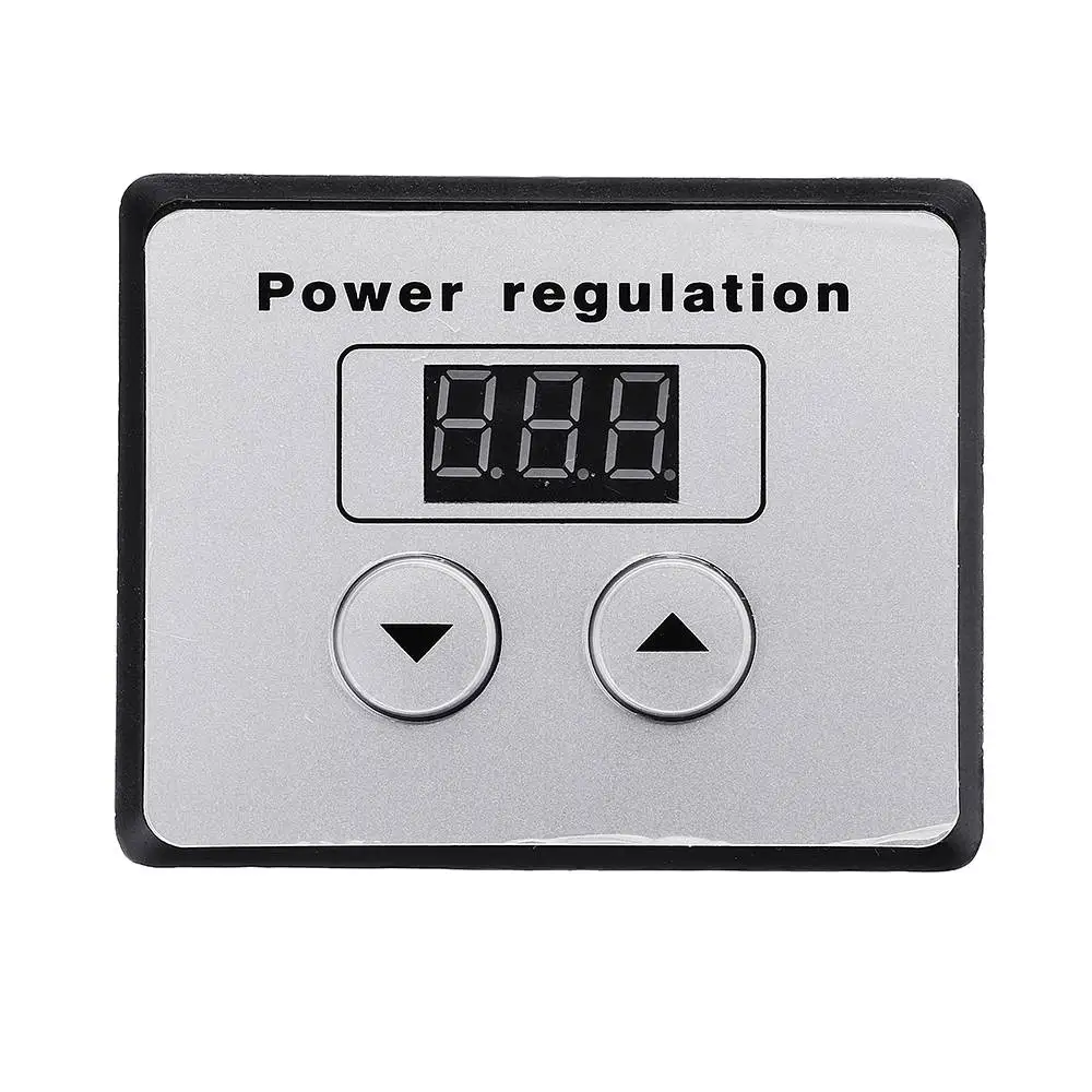 CLAITE AC 220V 10000W 80A цифровое управление SCR Электронный регулятор напряжения скорости