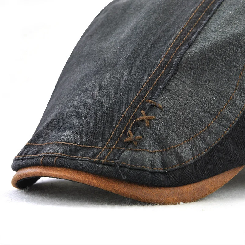 Мужская винтажная Кепка на плоской подошве JAMONT повседневная Newsboy весенне осенняя