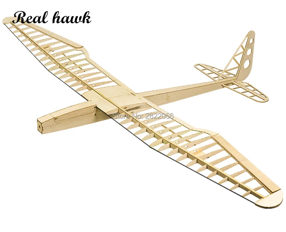 RC самолет лазерная резка Balsa Деревянные самолеты sunbird 2017 моторный планер размах