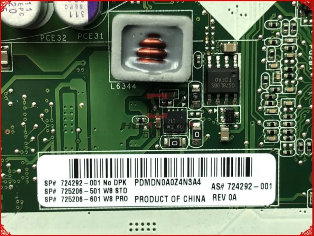 Высококачественная 724292 001 для HP TouchSmart 23 F материнская плата AIO 725206 501 системная SLJ88