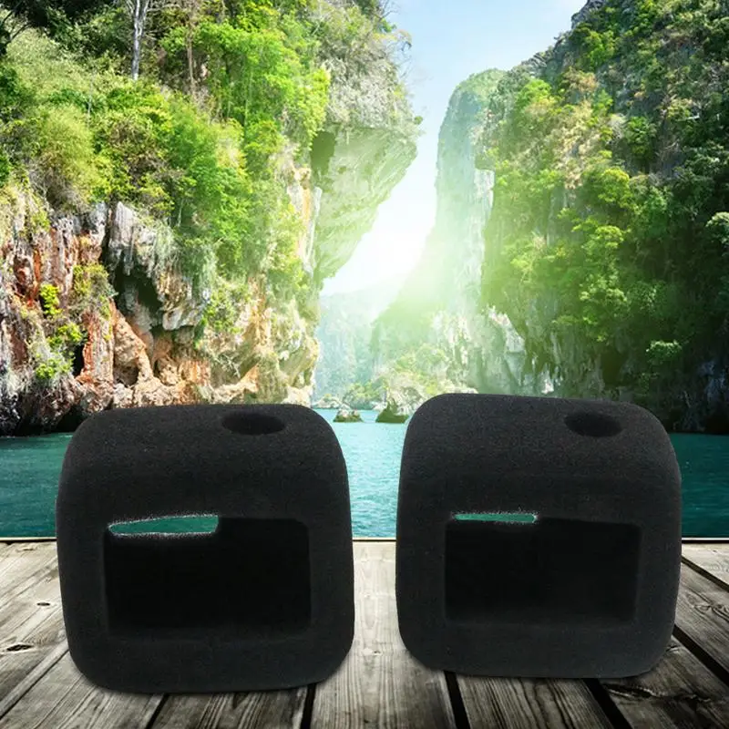 2 шт. ветрозащитная губчатая крышка с защитой от ветра и шума для GoPro Hero 7 5 6 (2018)