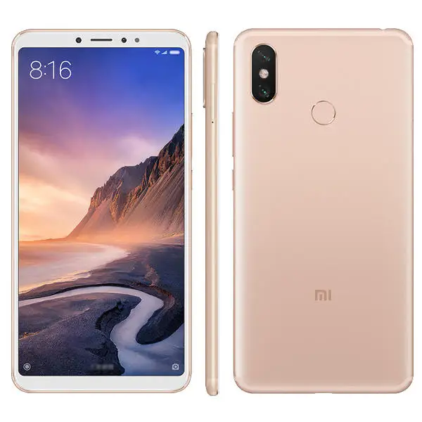 Глобальная версия Xiaomi Mi Max 3 4GB 64GB Snapdragon 636 Octa Core 6 9 "полный экран 12.0MP + 5.0MP задняя