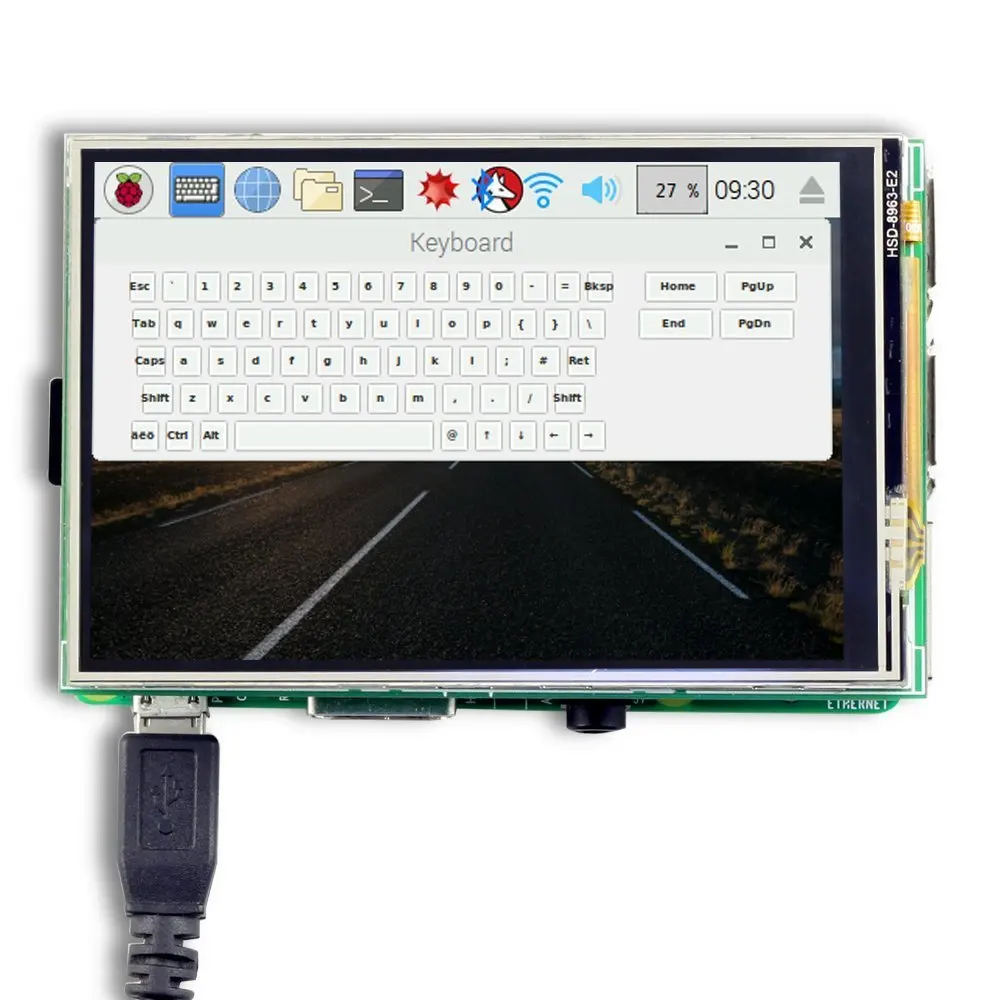 Aokin для Raspberry Pi 3/2 сенсорный экран дисплей 3 5 дюйма ЖК-дисплей Модель B/b + с