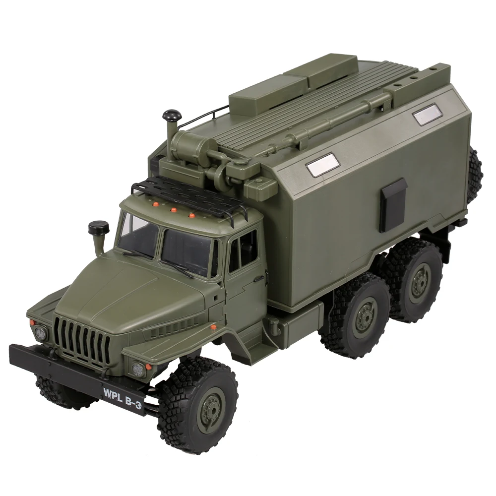 WPL B36 масштаб 1:16 RC военный командный Автомобиль 2 4G 6WD армейские автомобили подарок