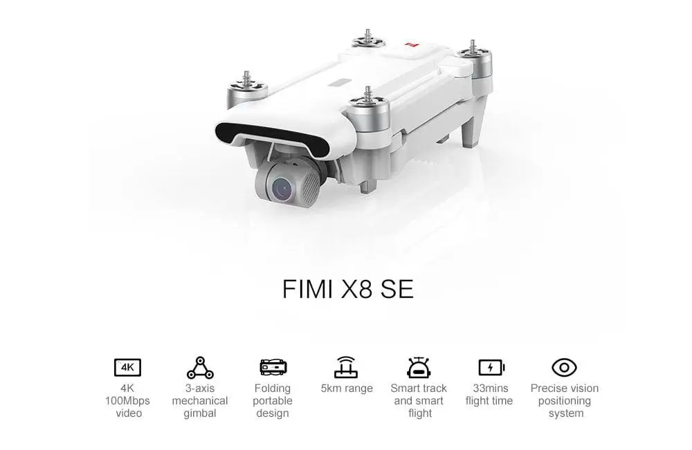 FIMI X8 SE 5 км с видом от первого лица 3 осевому гидростабилизатору 4K Камера gps 33mins