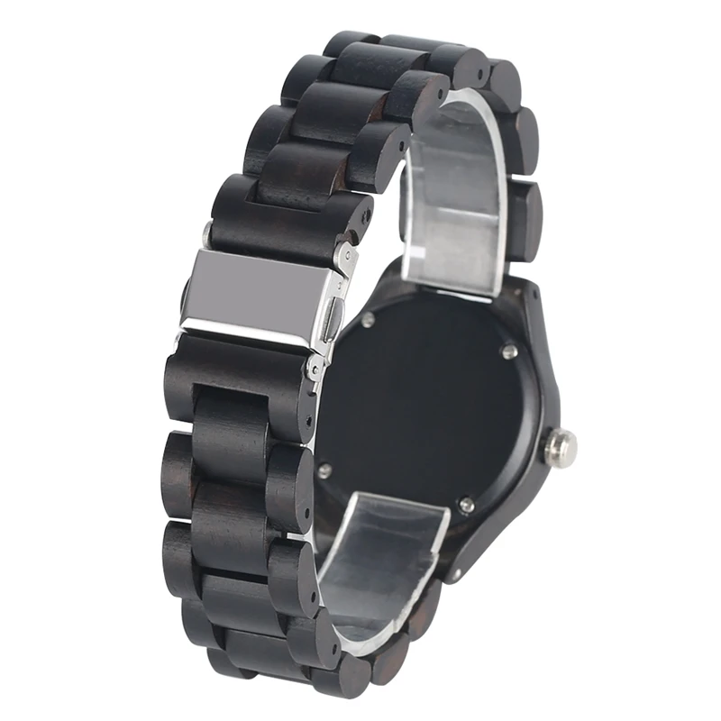 

Women's Watches Retro Black Wood Small Full Wooden Bracelet Quartz Wrist Watch Timepieces Best Girlfriend Gifts Relogio Feminino