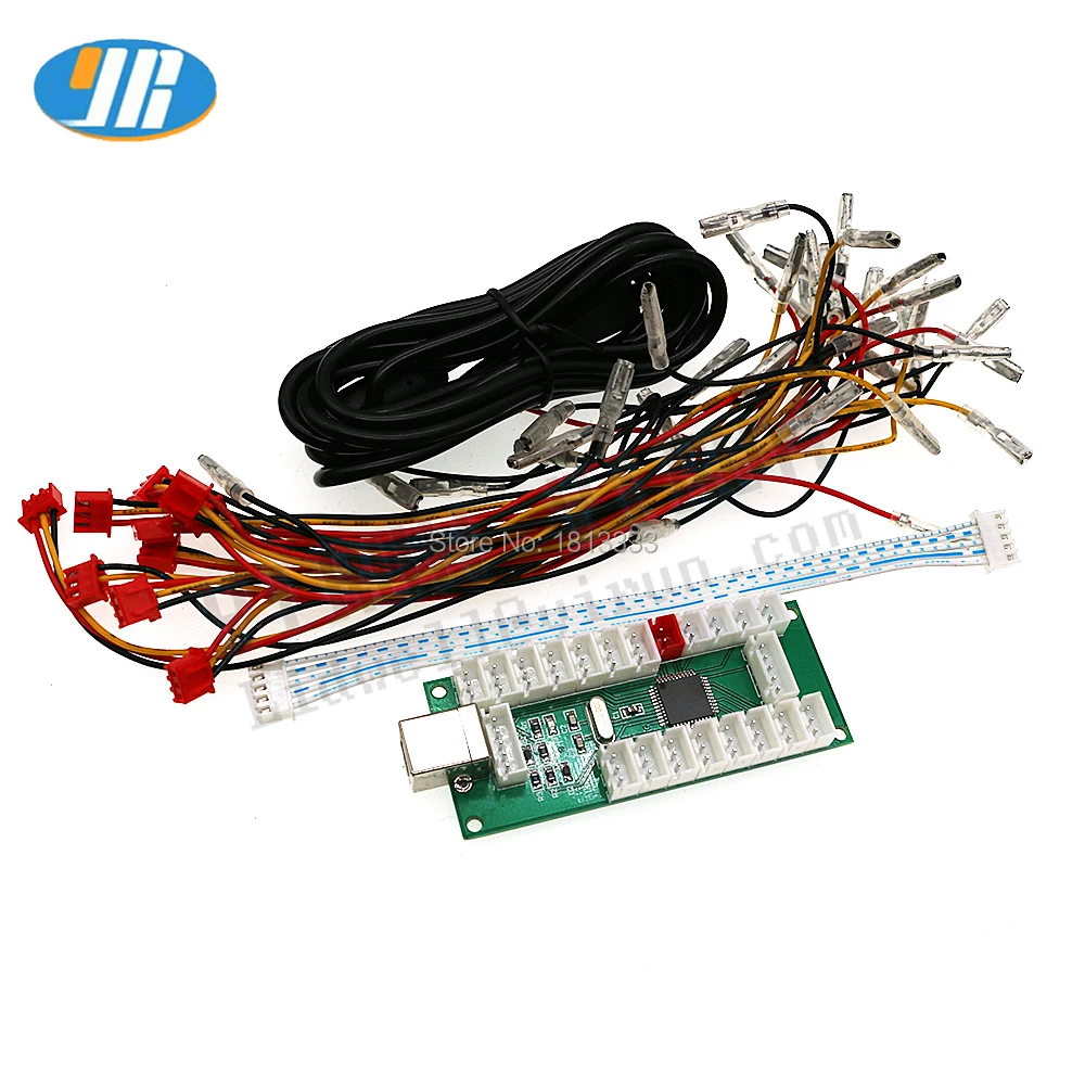 Светодиодный Кнопка Aecade Плата USB ПК/PS3/Raspberry pi Многофункциональный джойстик кодер